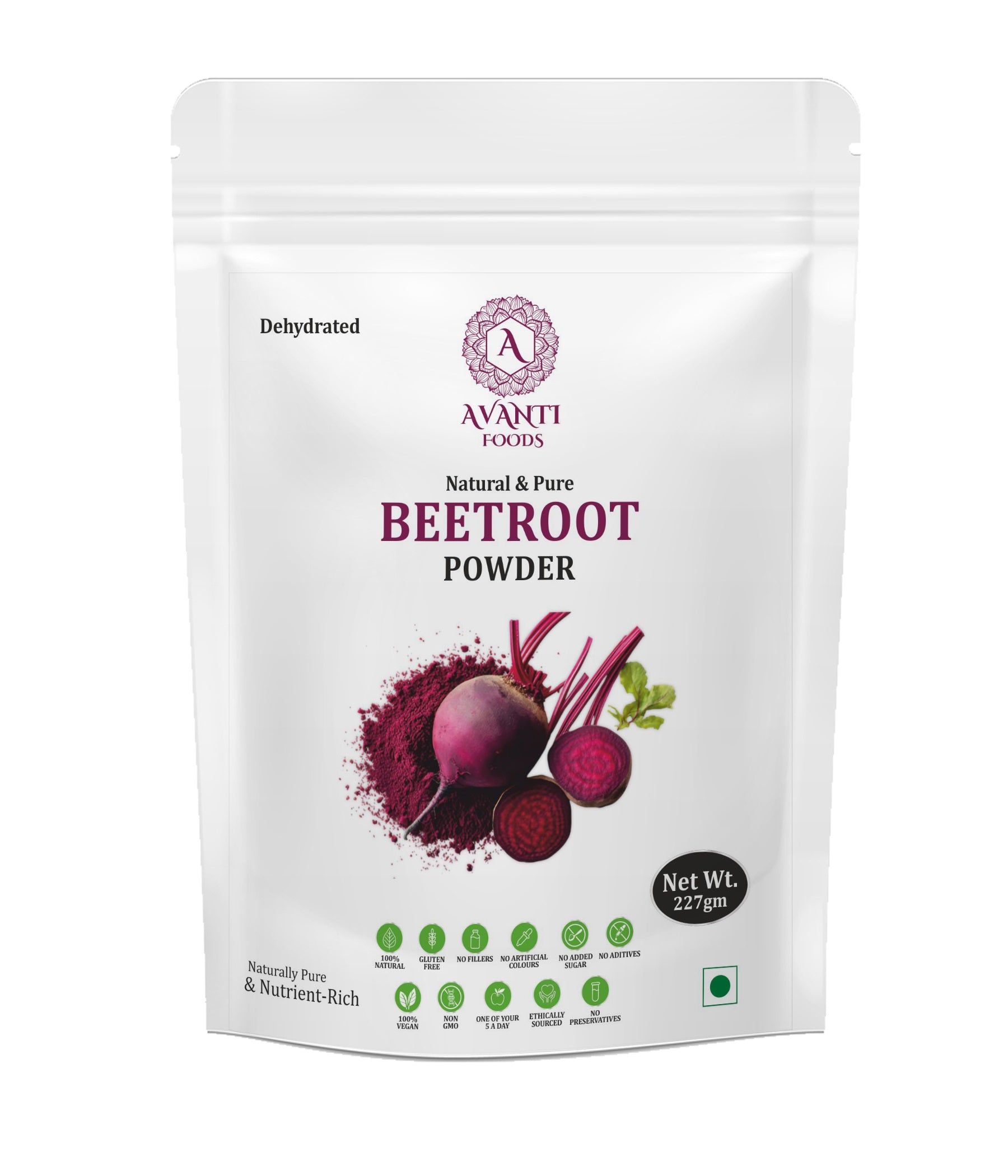 Beetroot Powder 100% Natural Beetroot Powder | Smoothies, Drinks, Baking & Cooking | Vegan Friendly | No Added Preservatives | Premium Vegetable Powder