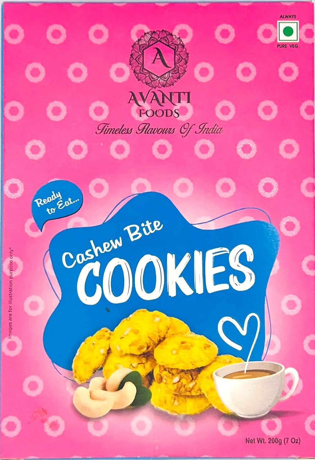 Cashew Bite Cookies – Crunchy Cashew Delight (200g)