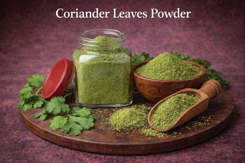 Coriander Leaves Powder, Ground, 100% Natural, Vegan, No Preservatives, 227g