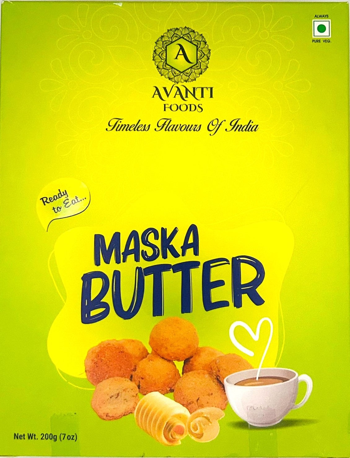 Maska Butter Cookies – Rich & Buttery Tea-Time Cookies (200g)