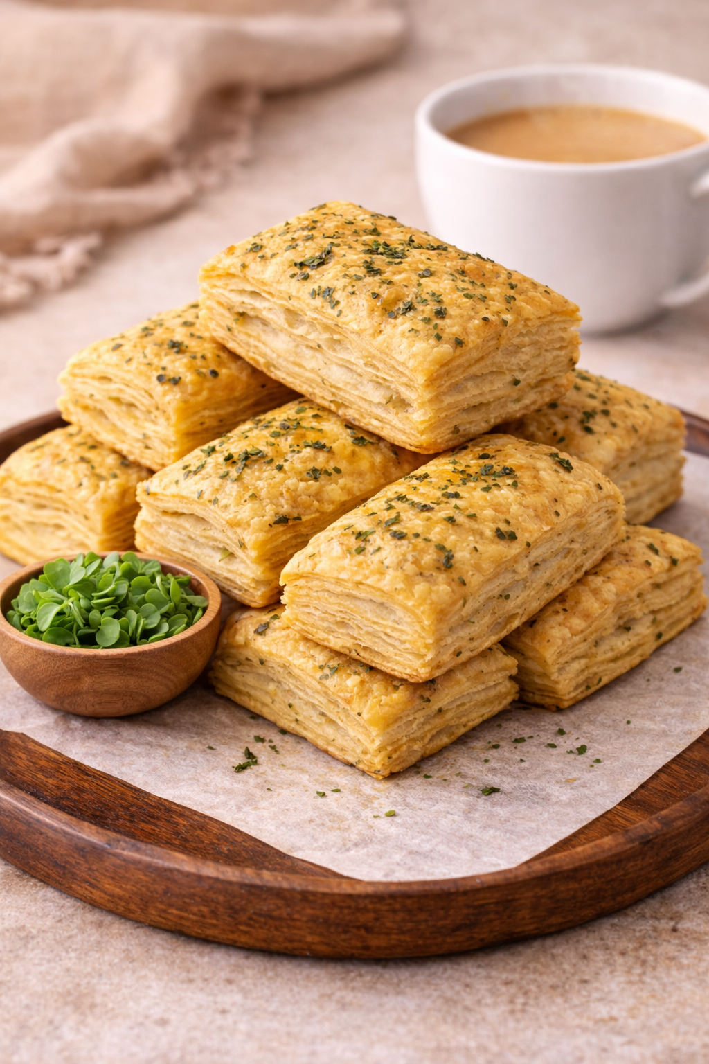 Methi Khari (Fenugreek Puff) – Whole Wheat Puff Pastry Snack (200g)