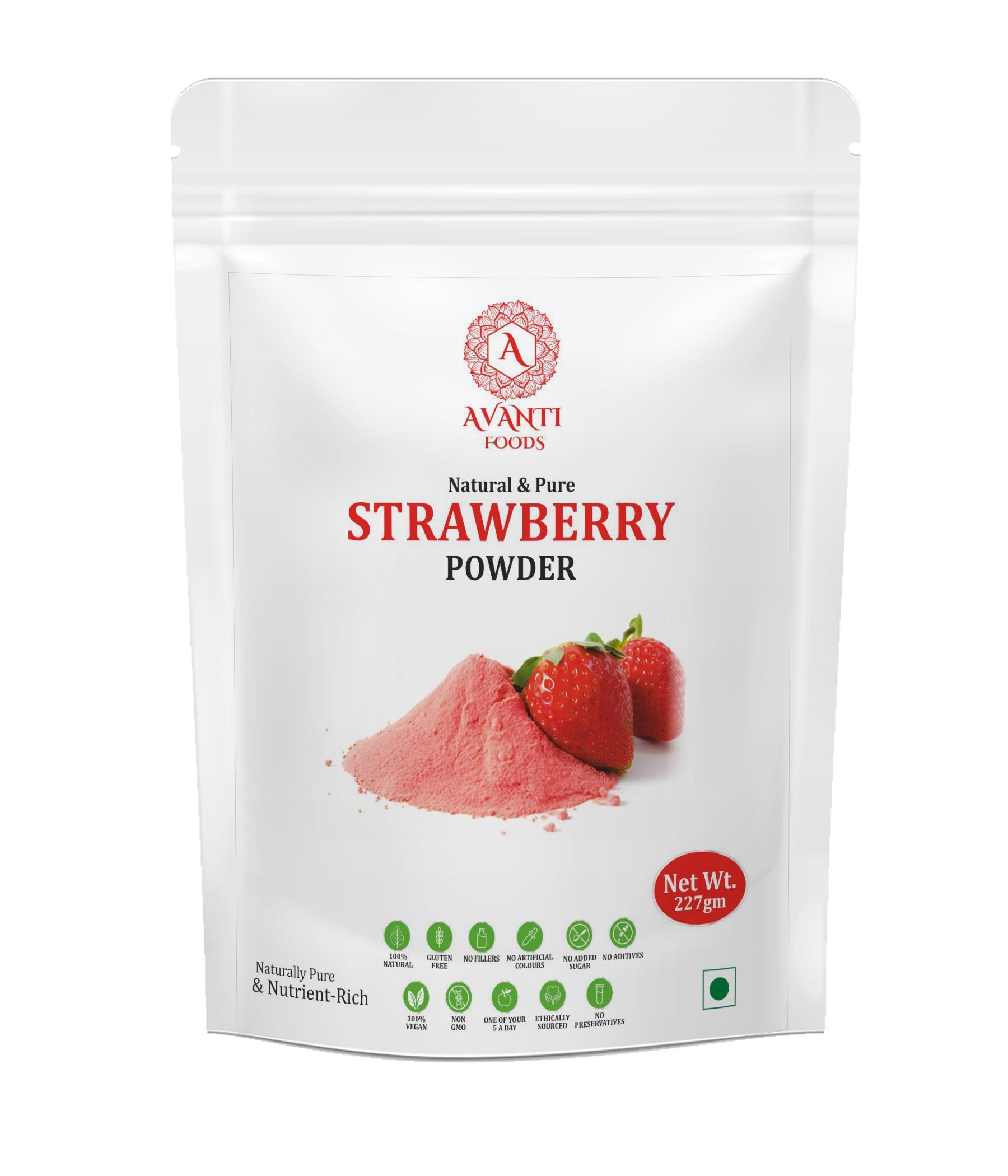 Premium Strawberry Powder – 100% Natural, Vibrant & Delicious