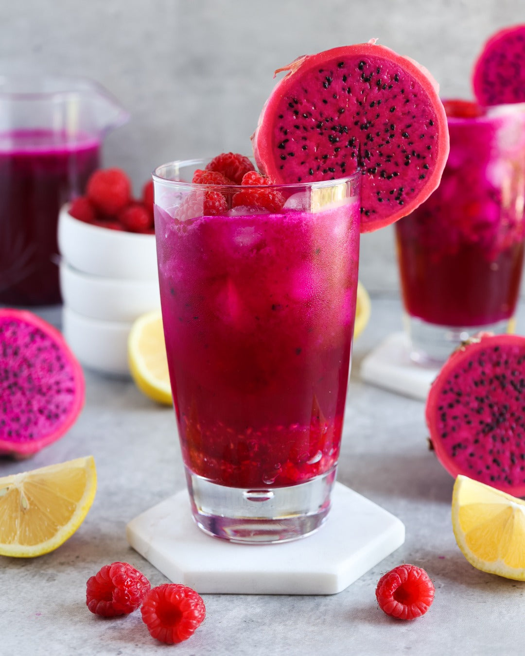 Dragon Fruit Powder 100% Natural Pitaya Fruit Powder | Smoothies, Drinks, Yogurt & Baking | Vegan Friendly | No Added Sugar | Premium Superfruit Powder