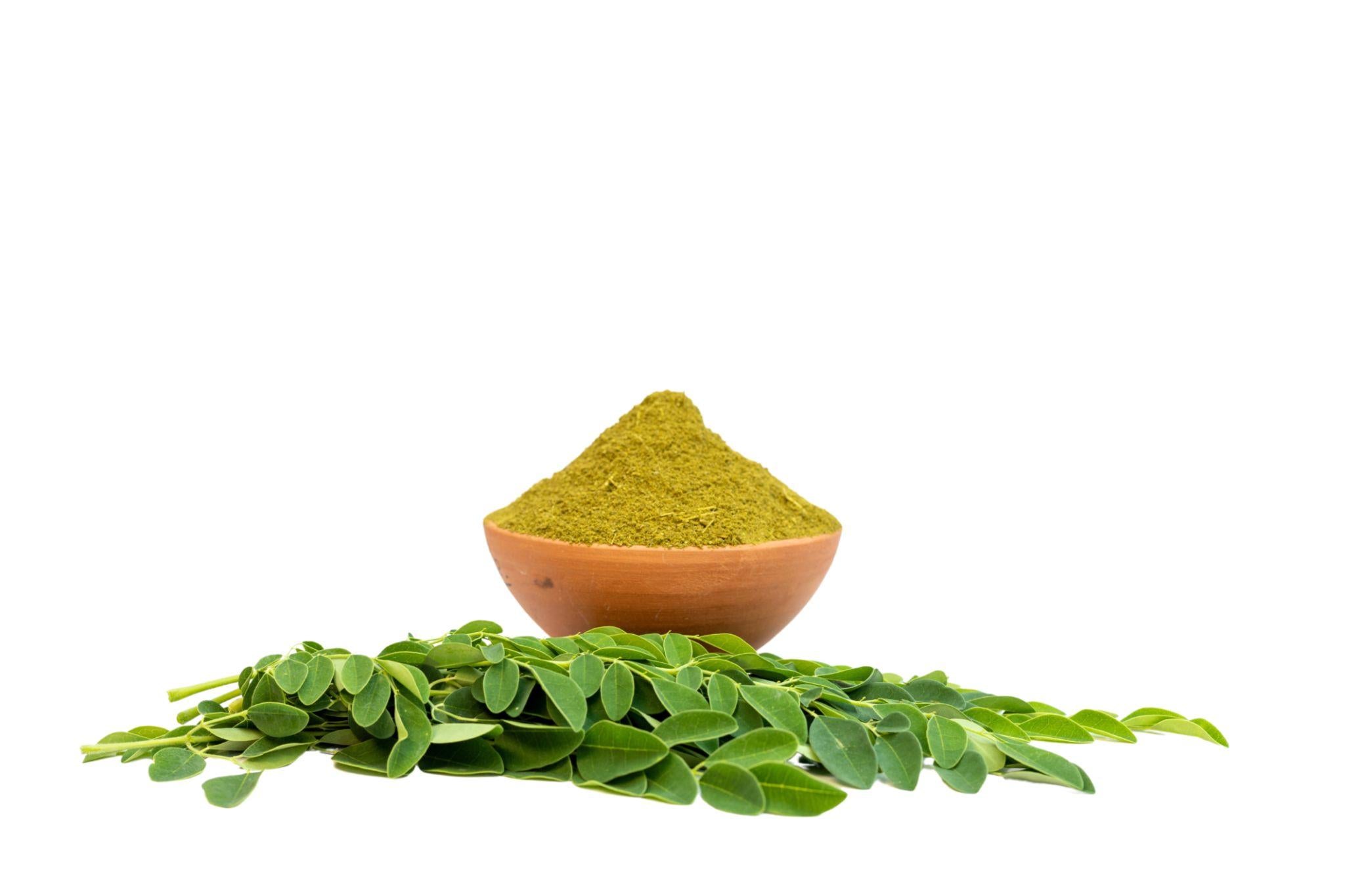 Moringa Powder 100% Natural Moringa Leaf Powder | Smoothies, Tea, Cooking & Baking | Vegan Friendly | No Added Preservatives | Premium Green Superfood Powder