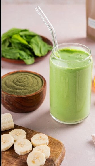 Spinach Powder, 100% Natural Dehydrated Spinach Leaf, Powder Form, 227g, Vegan, Gluten Free, No Preservatives