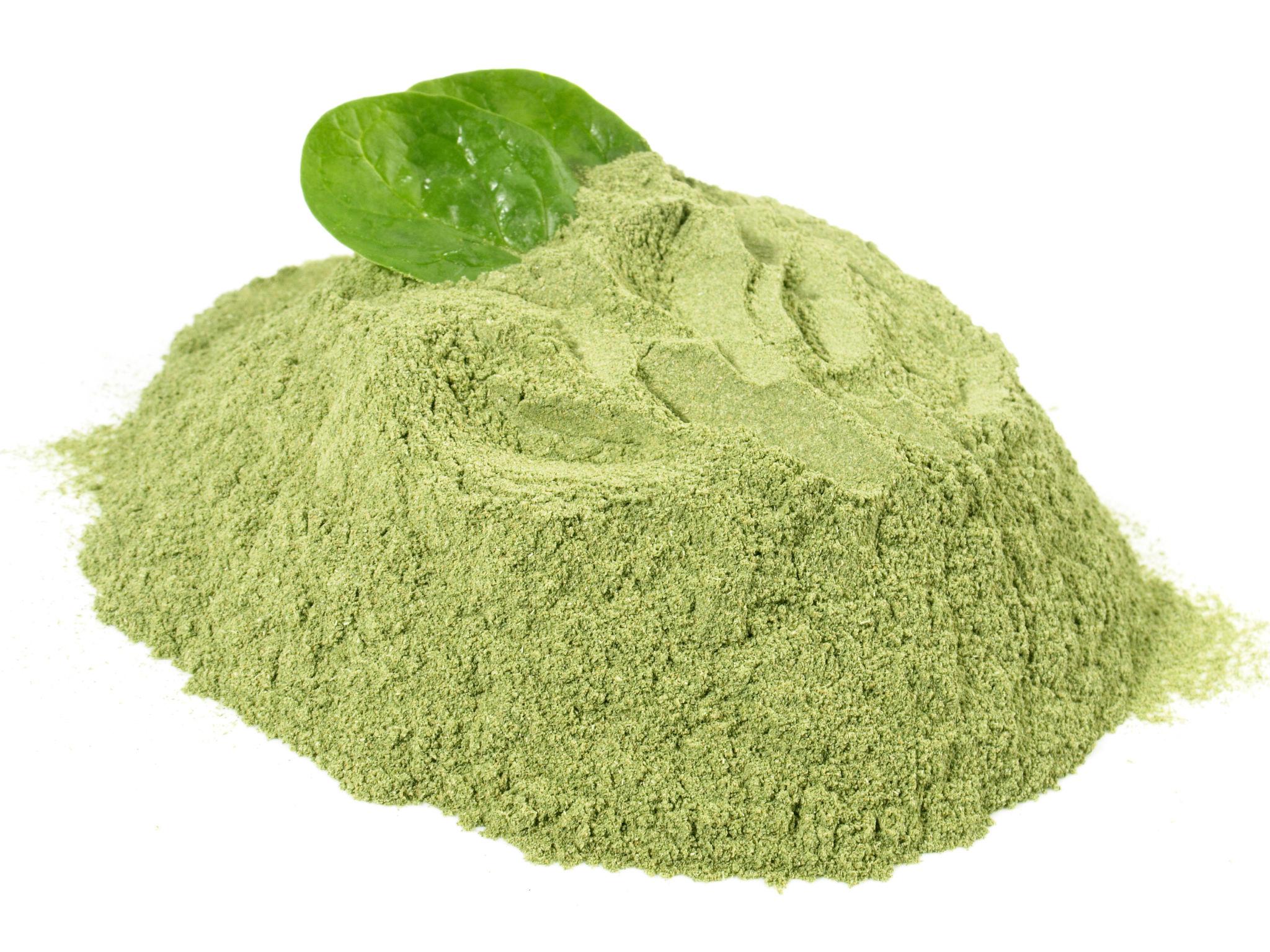 Spinach Powder, 100% Natural Dehydrated Spinach Leaf, Powder Form, 227g, Vegan, Gluten Free, No Preservatives